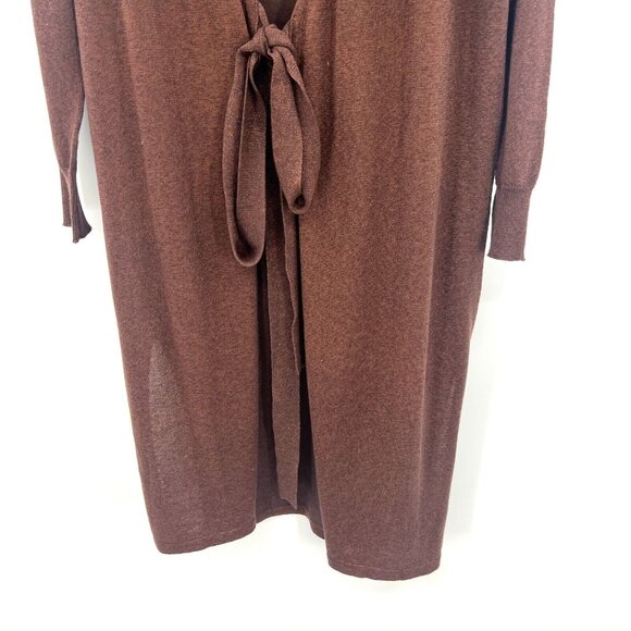 NWT Revolve Lovers+Friends Brown Shimmer Duster Cardigan Women's Medium - Picture 3 of 9